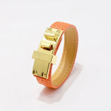 Kirykle Metal Clasp Bracelet for Women Rock Punk