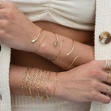Elegant Snake Bangle Bracelet for Women