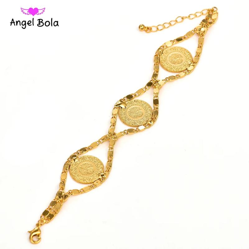 Turkish Ottoman Symbol Coin Bracelet 24CM for Women