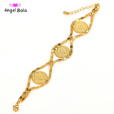 Turkish Ottoman Symbol Coin Bracelet 24CM for Women