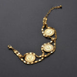 Turkish Ottoman Symbol Coin Bracelet 24CM for Women