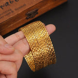 15pcs Ethiopian Bangle Bracelet Dubai Jewelry Big Circle Bangles