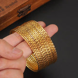 15pcs Ethiopian Bangle Bracelet Dubai Jewelry Big Circle Bangles