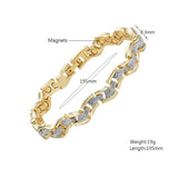 Wave Magnetic Bracelet For Women Gift Ladies Charm Wristband