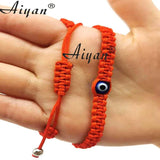 12 Pieces 6MM Glass Eyes & Red Eyes Baby Size Bracelets with Exorcism Protection