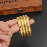 Dubai Bangles Women Men Bracelets African European Ethiopia Jewelry