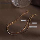 Ropuhov 925 Silver European Jewelry Double Blade Chain Bracelet