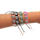 12 Five Elephant Woven Bracelets Good Luck Wealth Symbol