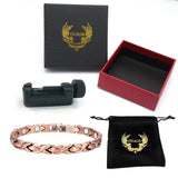 Women Health Magnetic Bio Bracelet Link Chain Bangle Ladies Jewelry