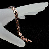 Women Health Magnetic Bio Bracelet Link Chain Bangle Ladies Jewelry