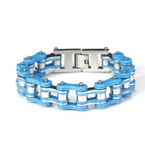 Punk Rock Hip Hop Biker Bracelet Stainless Steel Chain Motorcycle Style Jewelry
