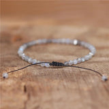 Labradorite Beads Bracelet Yoga Adjustable Gemstones Tibetan Bracelet