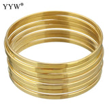 7pcs Bohemian Metal Bracelet Set for Women Punk Boho Bangle Stainless Steel