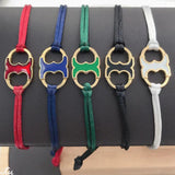 Stainless Steel Handcuffs Bracelet Assorted Colors