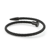 Stainless Steel Nail Bracelet For Women Charms Bangle Hiphop Rock Jewelry