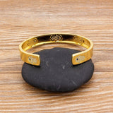 Evil Eye Cuff Bangle Punk Bracelet Women Party Wedding Jewelry