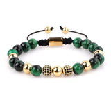 Tiger Eye Bead Men's Bracelet