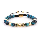 Tiger Eye Bead Men's Bracelet