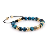Tiger Eye Bead Men's Bracelet