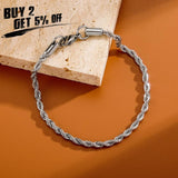 European & American Style High Bracelet Rope Chain 3mm&5mm