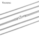 10pcs 316 Stainless Steel Snake Chain Necklace Bracelet DIY Jewelry S-003*10