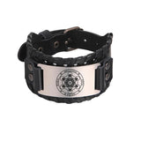 Metatron Angel Flower of Life Wrap Bracelet for Men