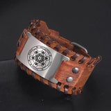 Metatron Angel Flower of Life Wrap Bracelet for Men