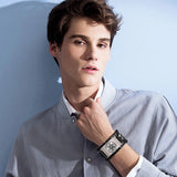 Metatron Angel Flower of Life Wrap Bracelet for Men