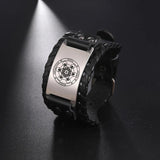 Metatron Angel Flower of Life Wrap Bracelet for Men
