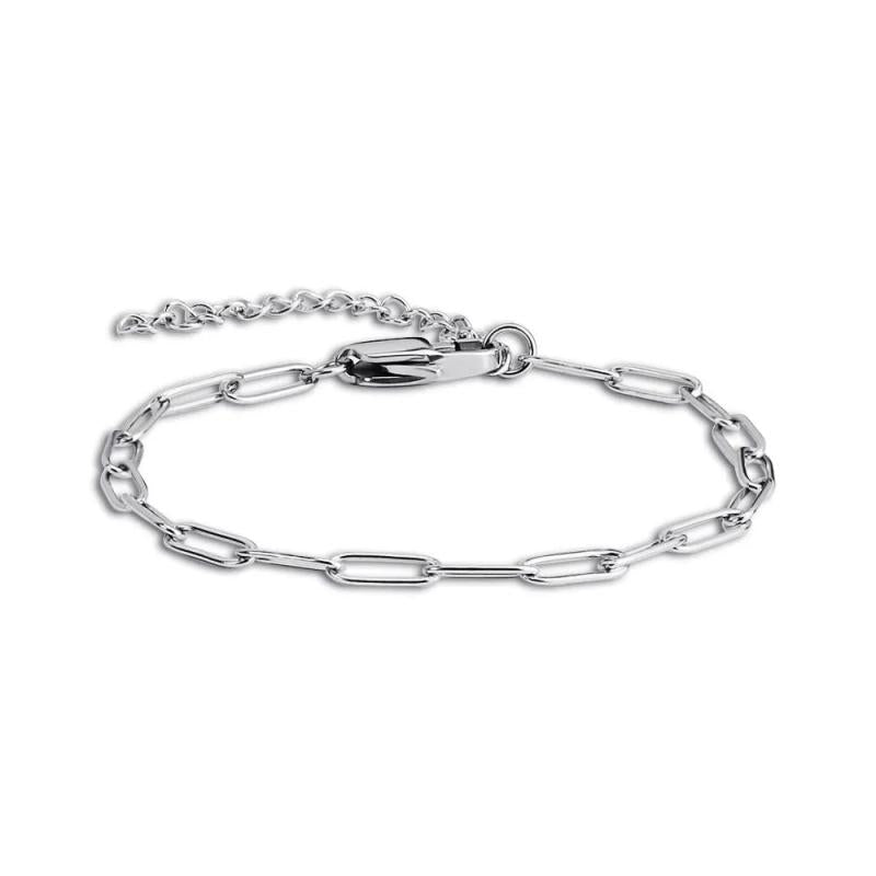 10pcs 4x10mm Paperclip Chain Stainless Steel Bracelet Chain