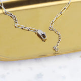 10pcs 4x10mm Paperclip Chain Stainless Steel Bracelet Chain