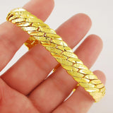 12MM Fashion Plated Men's Bracelet 19.5CM