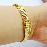 12MM Fashion Plated Men's Bracelet 19.5CM