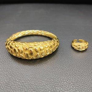 Ethiopian African Wedding Party Bangles Bracelet Ring for Women