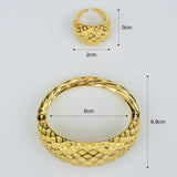 Ethiopian African Wedding Party Bangles Bracelet Ring for Women