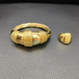 Ethiopian African Wedding Party Bangles Bracelet Ring for Women