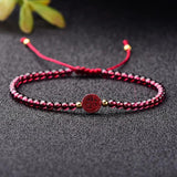 Cinnabar Hand Weave Lucky Pixiu Bracelet