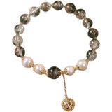 Women Pearl Bracelets Retro Crystal Bracelet for Girls Party