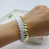 Bohemian Enamel Bangle Bracelet