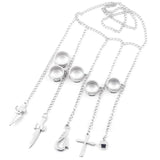 Hunter x Hunter Kurapika 5 Rings Chain Charms Bracelet