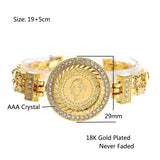 Muslim Crystal Bracelet Arab Charm Jewelry Coin Bracelet
