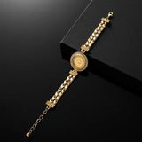 Muslim Crystal Bracelet Arab Charm Jewelry Coin Bracelet