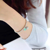 Heart Shaped Bracelet Stainless Steel Women Bracelet Jewelry