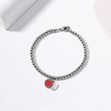 Heart Shaped Bracelet Stainless Steel Women Bracelet Jewelry