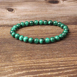 8mm Malachite Stone Beads Bracelet for DIY Jewelry Charm Amulet