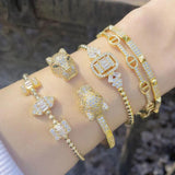 European American Personality Exaggerated Jewelry Ins Niche Open Bracelet