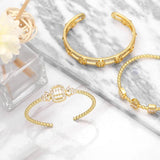 European American Personality Exaggerated Jewelry Ins Niche Open Bracelet