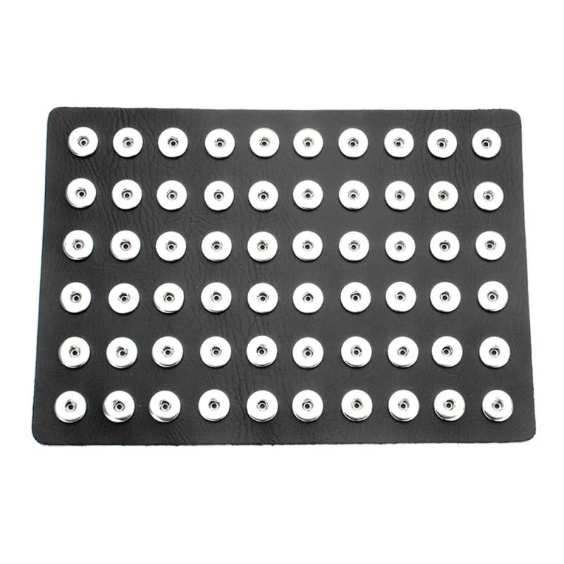 Snap Button Jewelry Leather Display for 18MM & 12MM DIY Jewelry