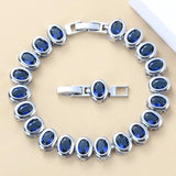 CZ Bridal Bracelet Costume Wedding Jewelry Adjustable Length