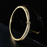 CZ Cuff Bracelet for Women - Dubai Jewelry Gift